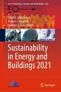 صورة الغلاف: Sustainability in Energy and Buildings 2021 9789811662683