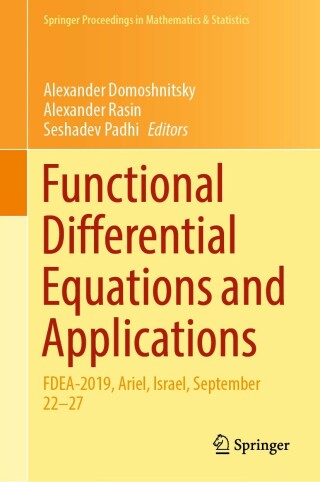Imagen de portada: Functional Differential Equations and Applications 9789811662966