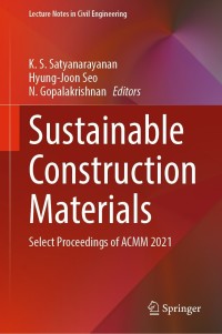 Cover image: Sustainable Construction Materials 9789811664021