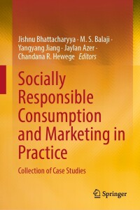Omslagafbeelding: Socially Responsible Consumption and Marketing in Practice 9789811664328