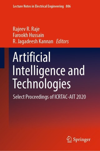 Cover image: Artificial Intelligence and Technologies 9789811664472