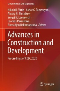 Cover image: Advances in Construction and Development 9789811665929