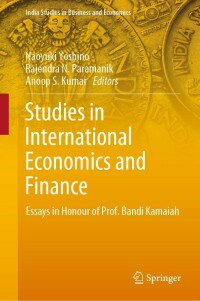صورة الغلاف: Studies in International Economics and Finance 9789811670619