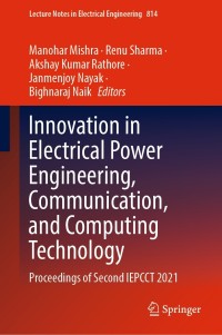 Cover image: Innovation in Electrical Power Engineering, Communication, and Computing Technology 9789811670756