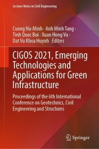 Cover image: CIGOS 2021, Emerging Technologies and Applications for Green Infrastructure 9789811671593