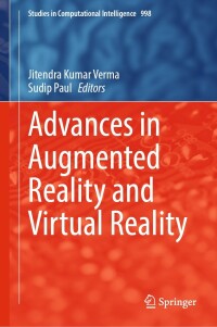 Cover image: Advances in Augmented Reality and Virtual Reality 9789811672194