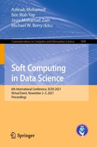 Immagine di copertina: Soft Computing in Data Science 9789811673337