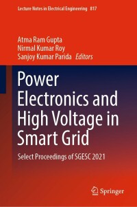 表紙画像: Power Electronics and High Voltage in Smart Grid 9789811673924