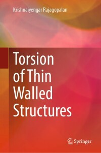 Imagen de portada: Torsion of Thin Walled Structures 9789811674570