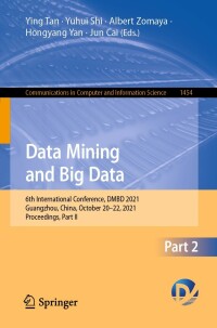 Cover image: Data Mining and Big Data 9789811675010