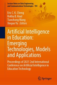 Omslagafbeelding: Artificial Intelligence in Education: Emerging Technologies, Models and Applications 9789811675263