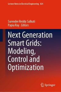 Cover image: Next Generation Smart Grids: Modeling, Control and Optimization 9789811677939