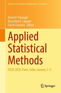 Cover image: Applied Statistical Methods 9789811679315