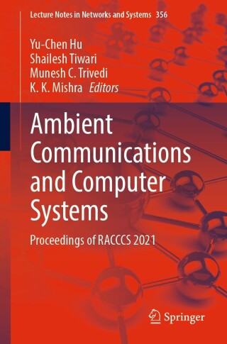 Imagen de portada: Ambient Communications and Computer Systems 9789811679513