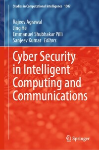 Titelbild: Cyber Security in Intelligent Computing and Communications 9789811680113