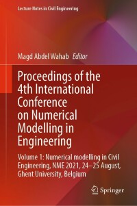 Imagen de portada: Proceedings of the 4th International Conference on Numerical Modelling in Engineering 9789811681844