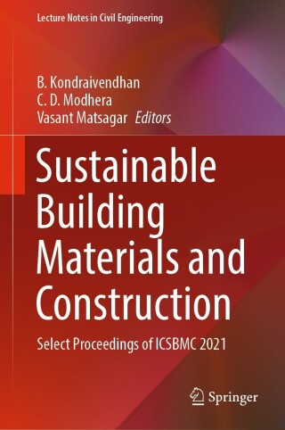 Imagen de portada: Sustainable Building Materials and Construction 9789811684951