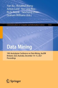 Cover image: Data Mining 9789811685309