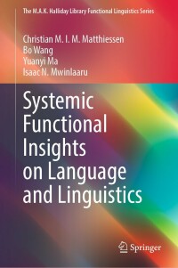 Immagine di copertina: Systemic Functional Insights on Language and Linguistics 9789811687129