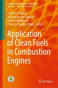 Cover image: Application of Clean Fuels in Combustion Engines 9789811687501