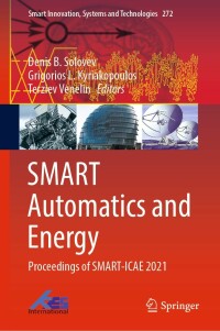 صورة الغلاف: SMART Automatics and Energy 9789811687587
