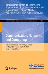 Immagine di copertina: Communication, Networks and Computing 9789811688959