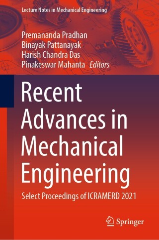 Titelbild: Recent Advances in Mechanical Engineering 9789811690563