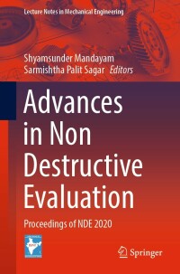 Cover image: Advances in Non Destructive Evaluation 9789811690921