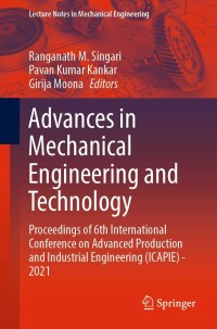 Cover image: Advances in Mechanical Engineering and Technology 9789811696121