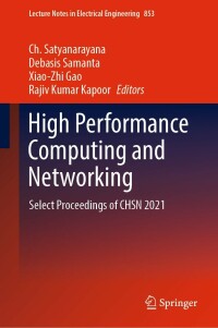 Cover image: High Performance Computing and Networking 9789811698842