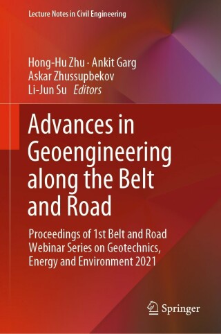 Titelbild: Advances in Geoengineering along the Belt and Road 9789811699627