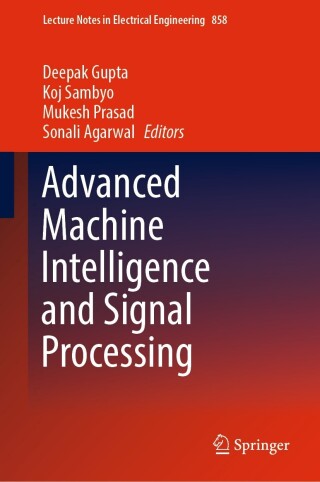 Imagen de portada: Advanced Machine Intelligence and Signal Processing 9789811908392