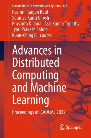 Imagen de portada: Advances in Distributed Computing and Machine Learning 9789811910173