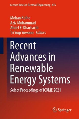 Cover image: Recent Advances in Renewable Energy Systems 9789811915802