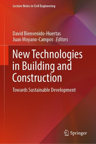 Imagen de portada: New Technologies in Building and Construction 9789811918933