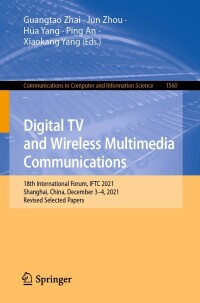 Titelbild: Digital TV and Wireless Multimedia Communications 9789811922657