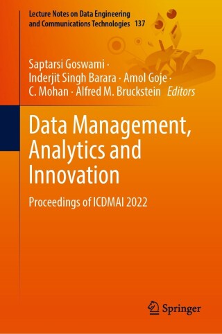 Imagen de portada: Data Management, Analytics and Innovation 9789811925993