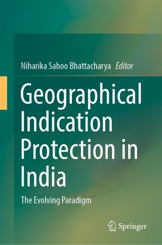 Cover image: Geographical Indication Protection in India 9789811942952