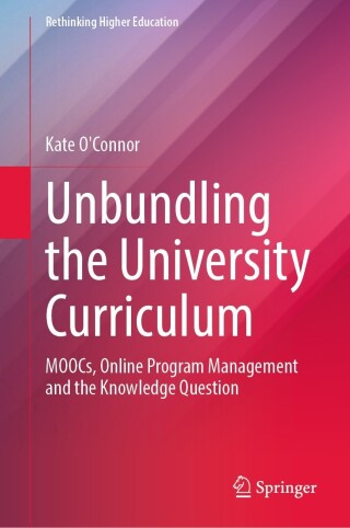 Cover image: Unbundling the University Curriculum 9789811946554