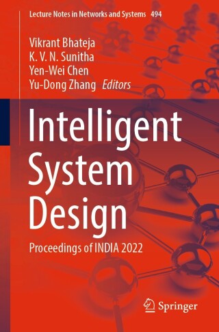 Imagen de portada: Intelligent System Design 9789811948626