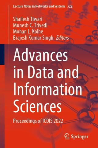 Cover image: Advances in Data and Information Sciences 9789811952913
