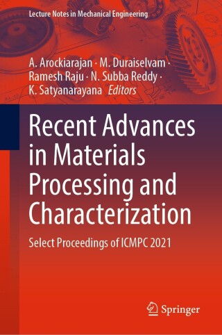 Immagine di copertina: Recent Advances in Materials Processing and Characterization 9789811953460