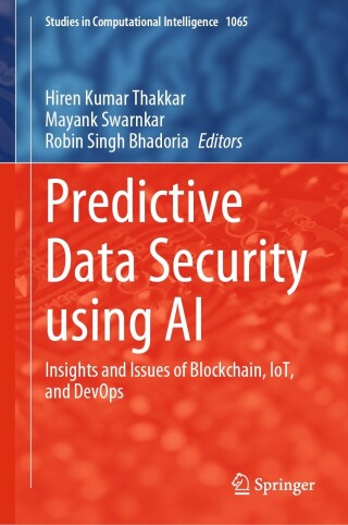Imagen de portada: Predictive Data Security using AI 9789811962899