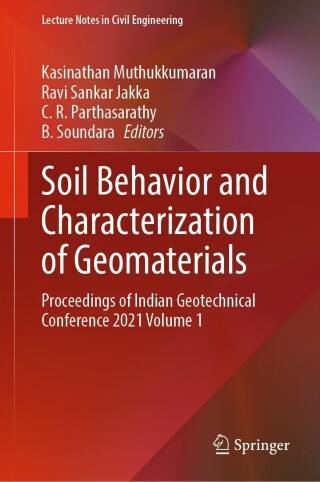 Imagen de portada: Soil Behavior and Characterization of Geomaterials 9789811965128