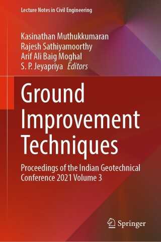Cover image: Ground Improvement Techniques 9789811967269