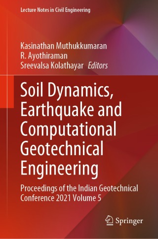 Imagen de portada: Soil Dynamics, Earthquake and Computational Geotechnical Engineering 9789811969973
