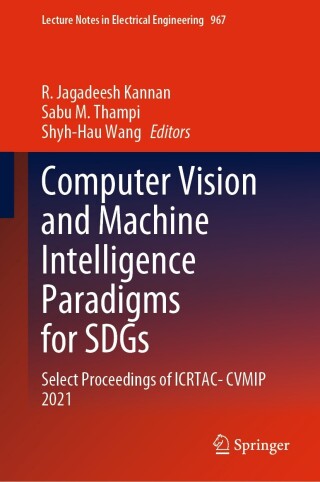 Imagen de portada: Computer Vision and Machine Intelligence Paradigms for SDGs 9789811971686