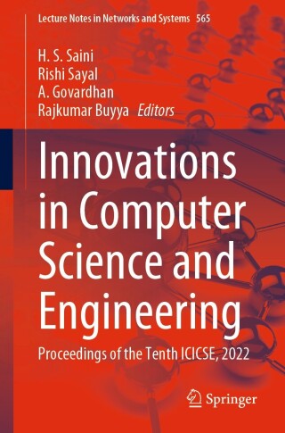 Titelbild: Innovations in Computer Science and Engineering 9789811974540
