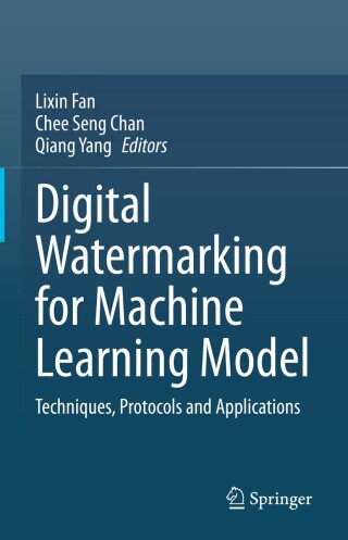 Imagen de portada: Digital Watermarking for Machine Learning Model 9789811975530