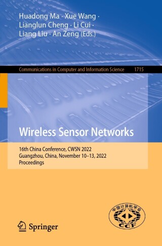 Cover image: Wireless Sensor Networks 9789811983498
